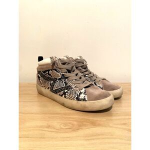 Gianni Bini Women’s High Top Sneakers Size 6.5 Animal Print Glitter
